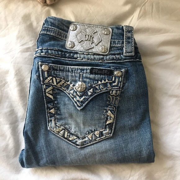 Signature Straight Miss Me Light Wash Denim Jeans - Picture 1 of 6